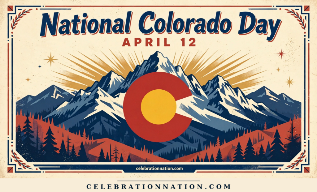 National Colorado Day poster