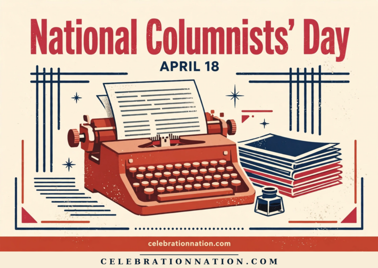 National Columnists’ Day poster