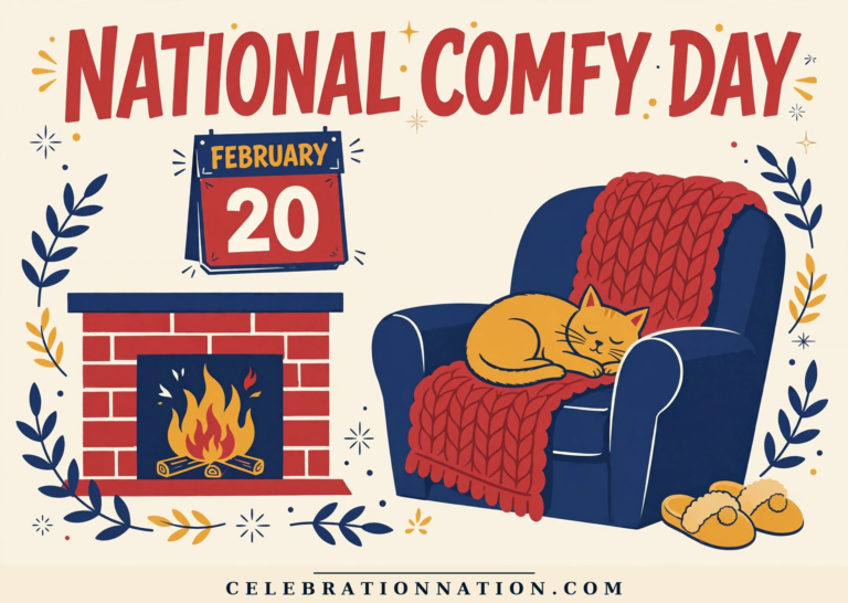 National Comfy Day poster