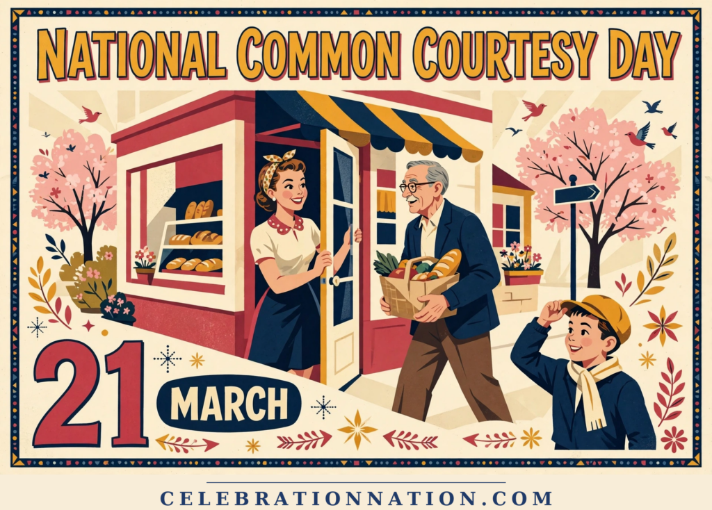 National Common Courtesy Day poster