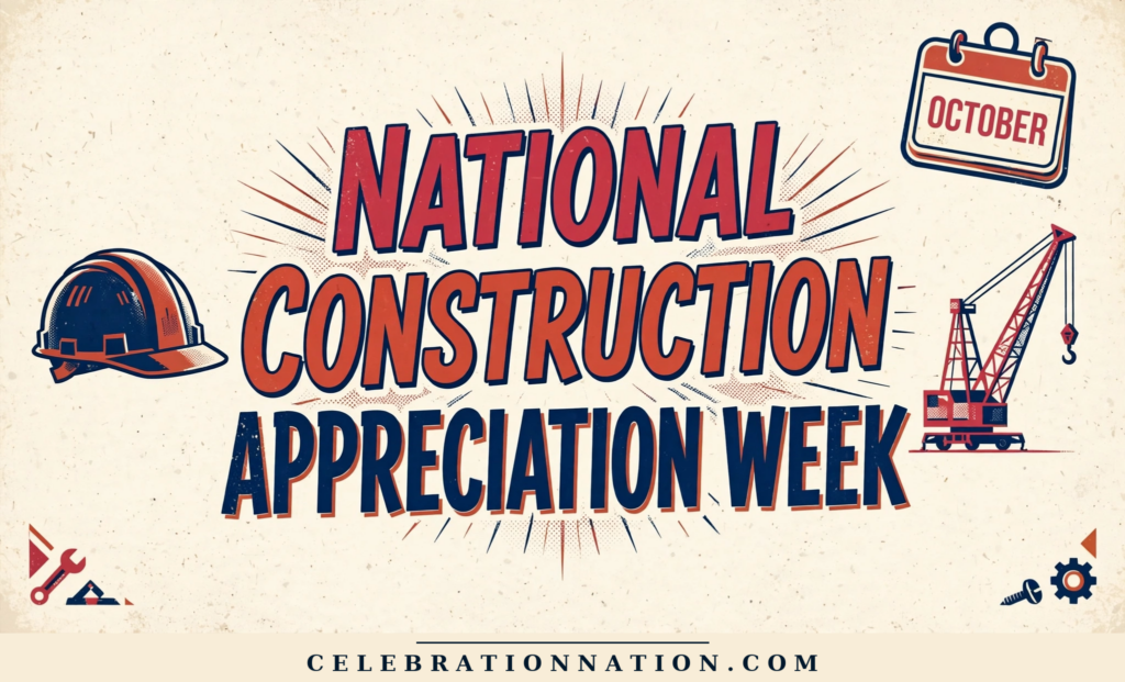 National Construction Appreciation Week poster