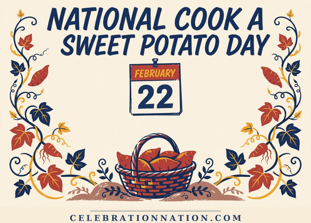 National Cook a Sweet Potato Day poster