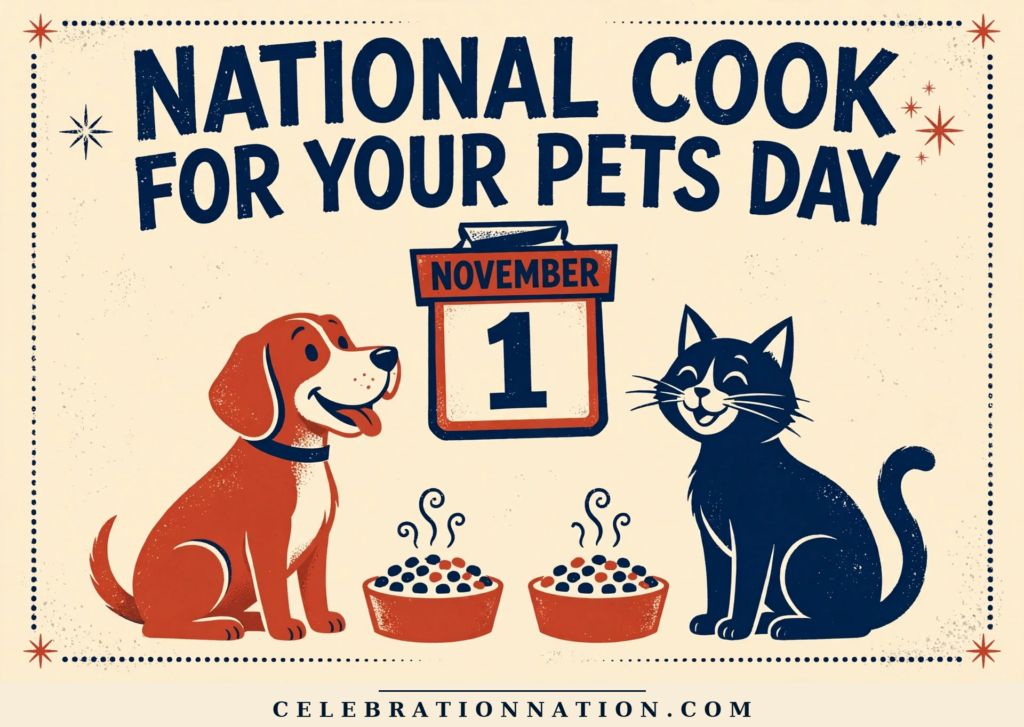National Cook for Your Pets Day poster