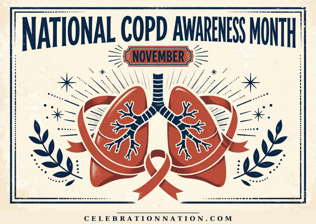 National COPD Awareness Month poster