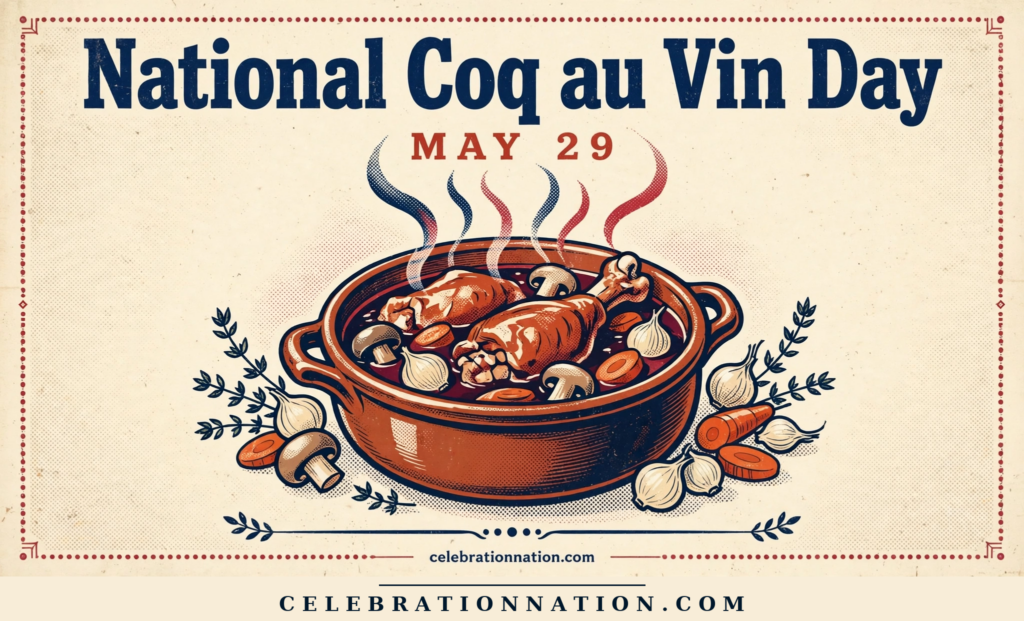 National Coq au Vin Day poster