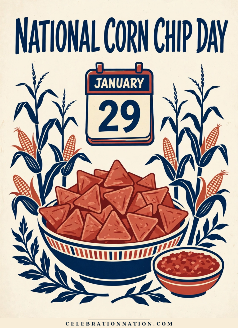 National Corn Chip Day poster