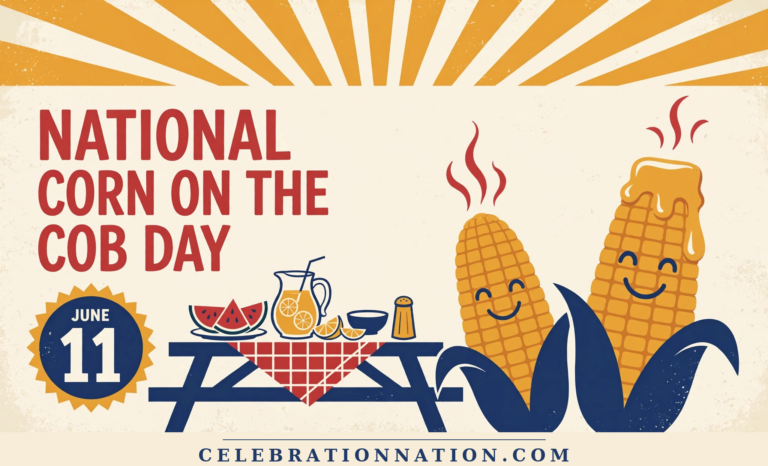 National Corn on the Cob Day poster