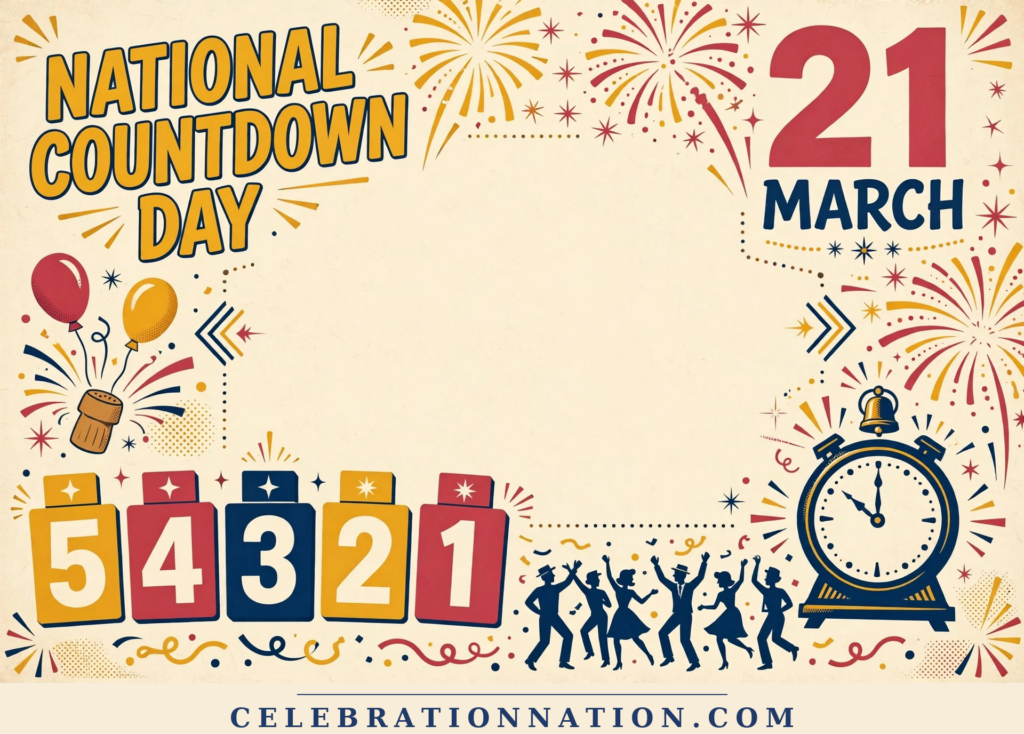 National Countdown Day poster