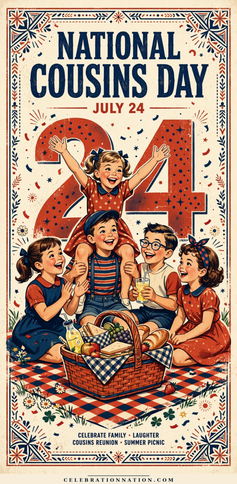 National Cousins Day poster