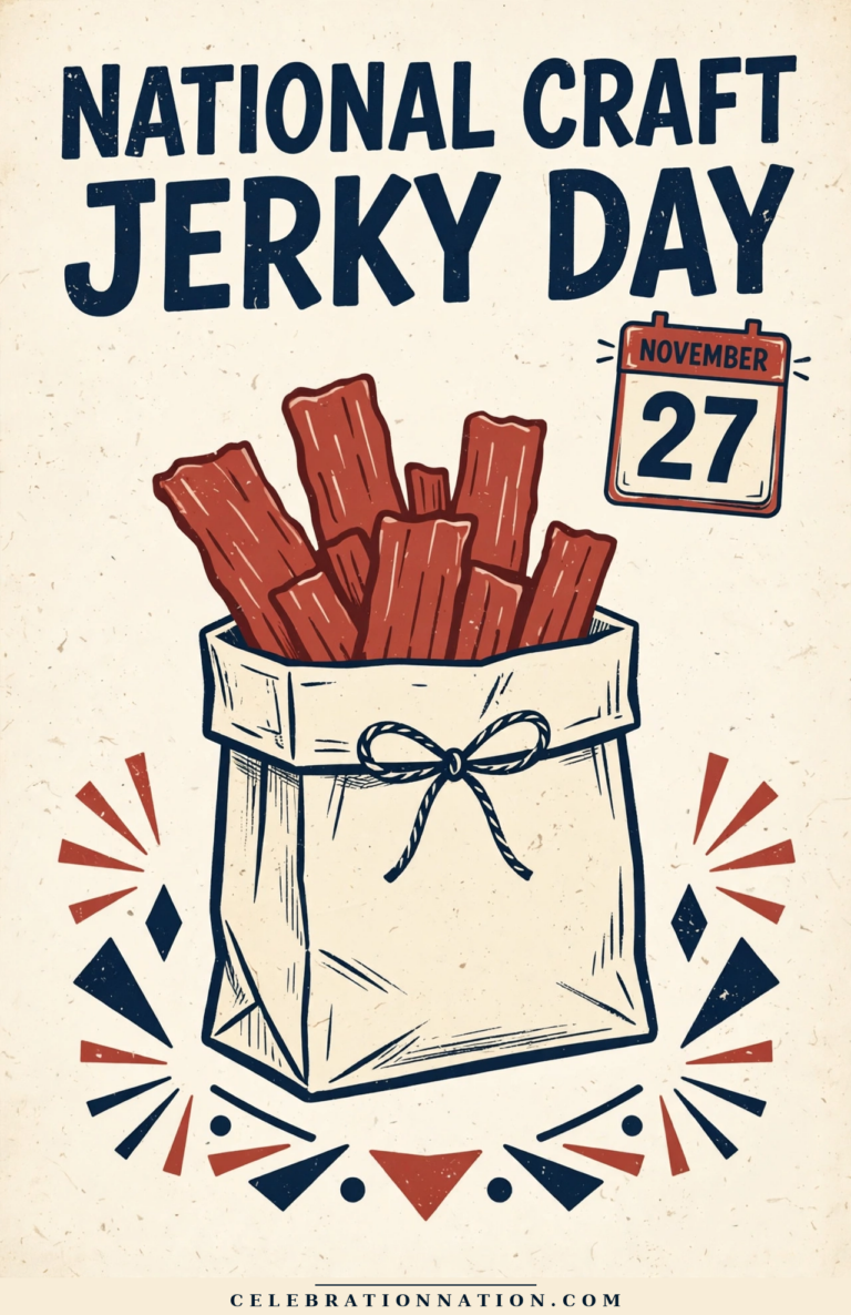 National Craft Jerky Day poster