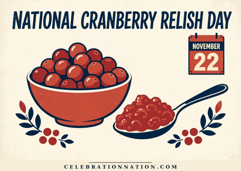 National Cranberry Relish Day poster