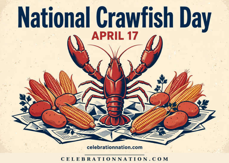 National Crawfish Day poster