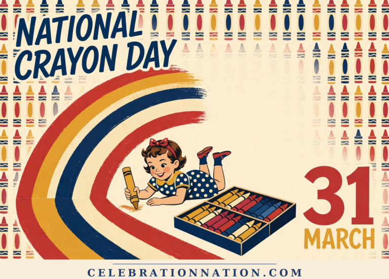 National Crayon Day poster