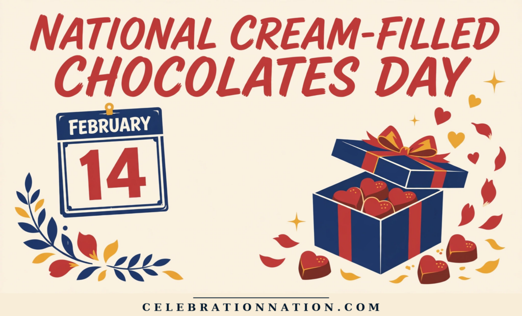 National Cream-Filled Chocolates Day poster