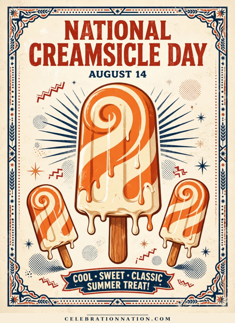 National Creamsicle Day poster