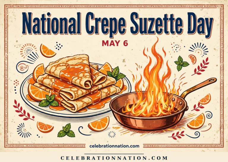 National Crepe Suzette Day poster