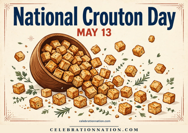 National Crouton Day poster