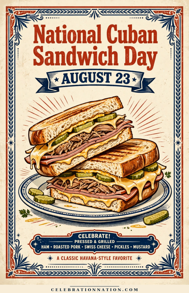 National Cuban Sandwich Day poster
