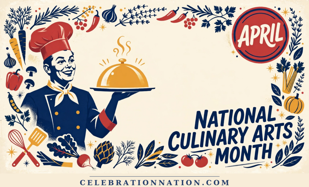 National Culinary Arts Month poster