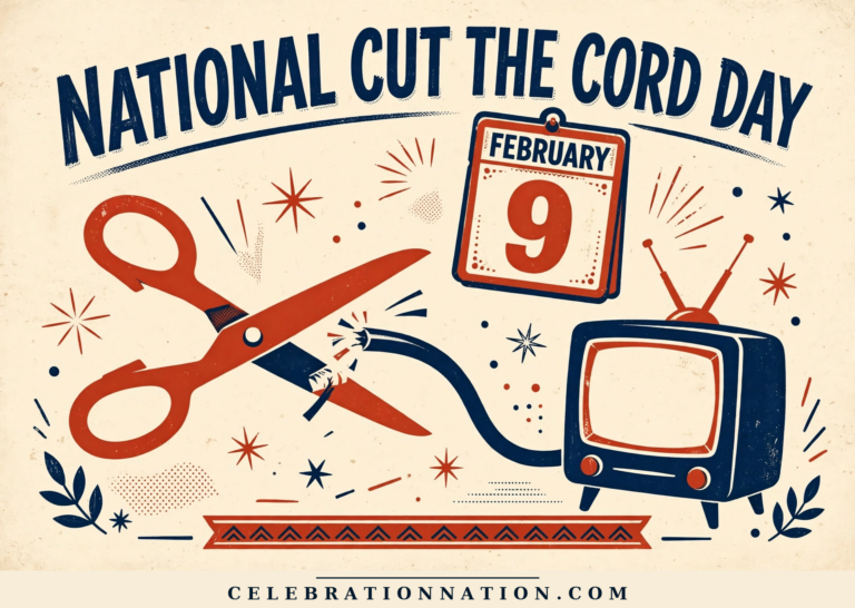 National Cut the Cord Day poster