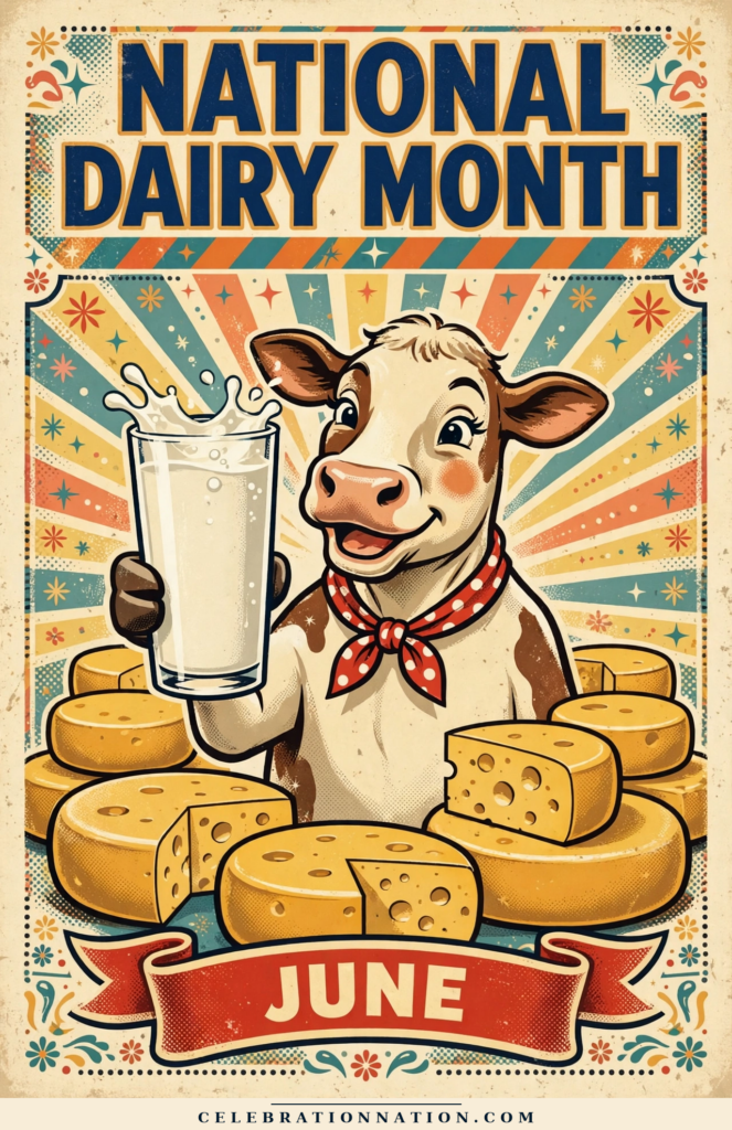National Dairy Month poster