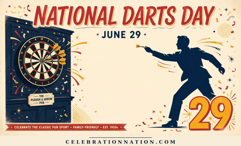 National Darts Day poster
