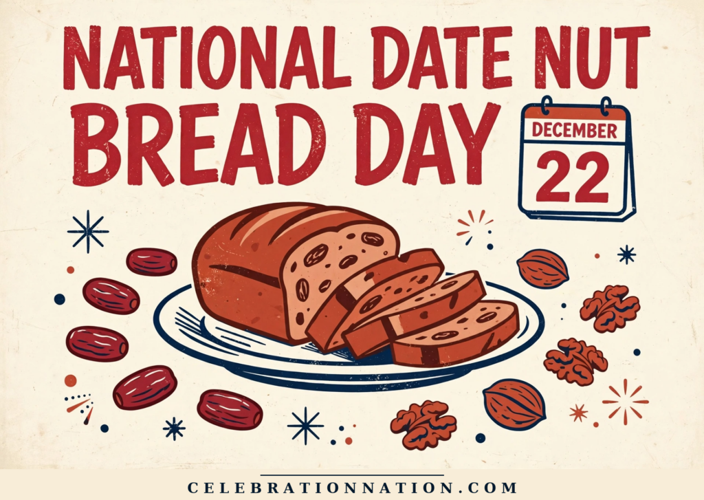 National Date Nut Bread Day poster