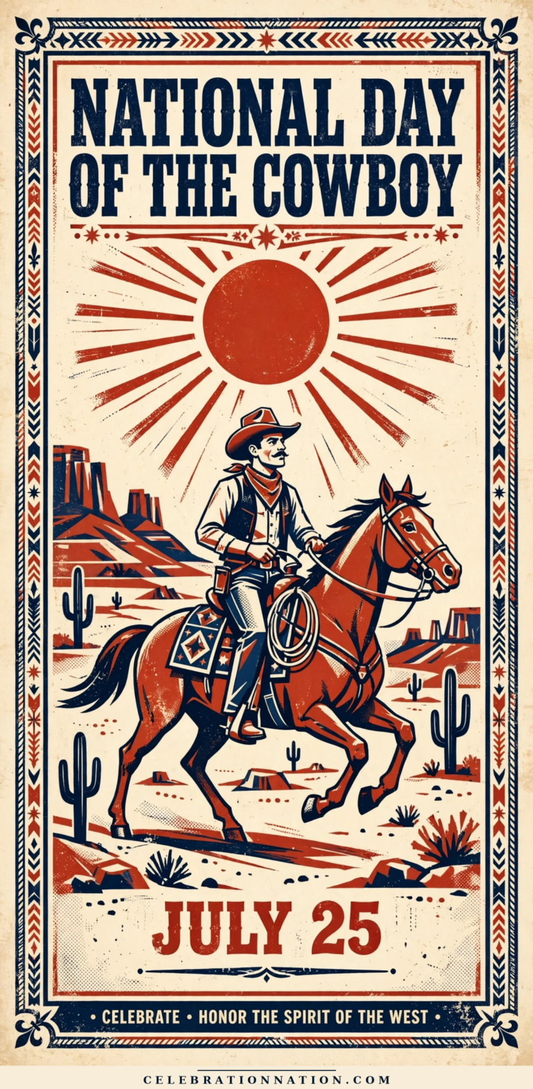 National Day of the Cowboy poster