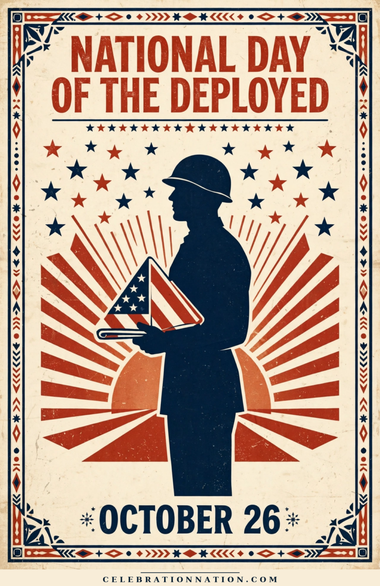 National Day of the Deployed poster