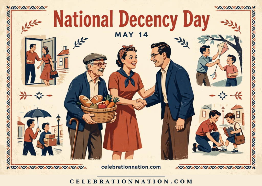 National Decency Day poster