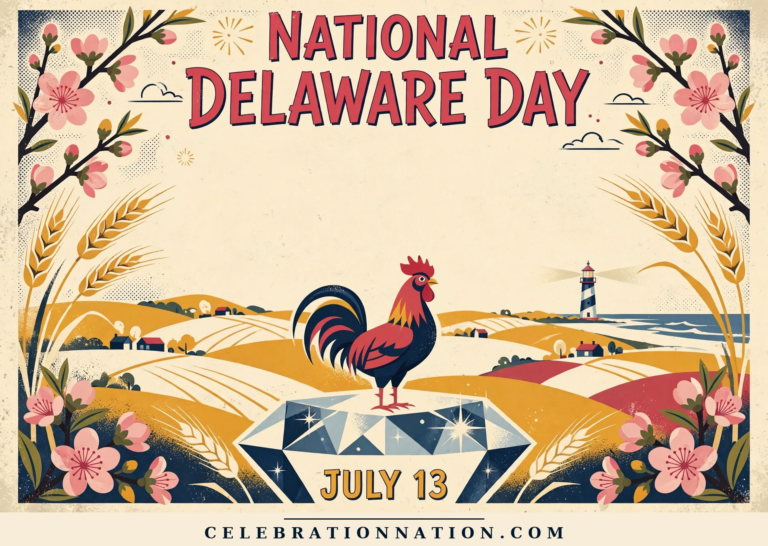 National Delaware Day poster