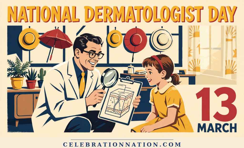 National Dermatologist Day poster