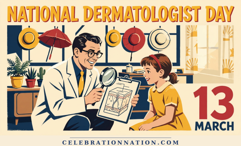 National Dermatologist Day poster