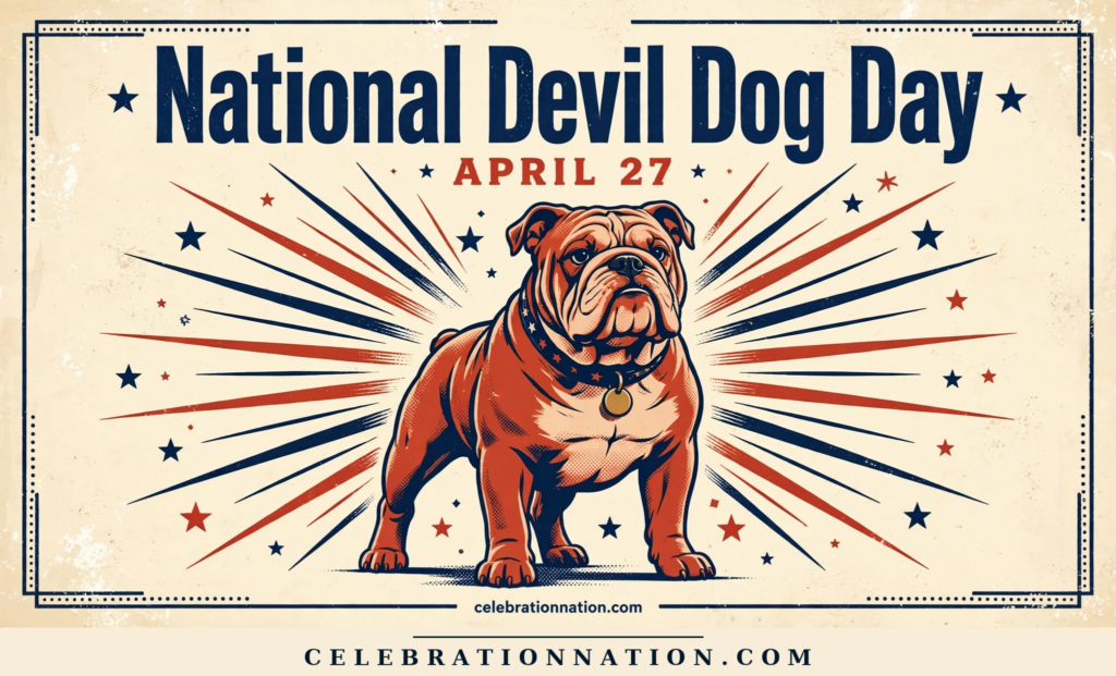 National Devil Dog Day poster
