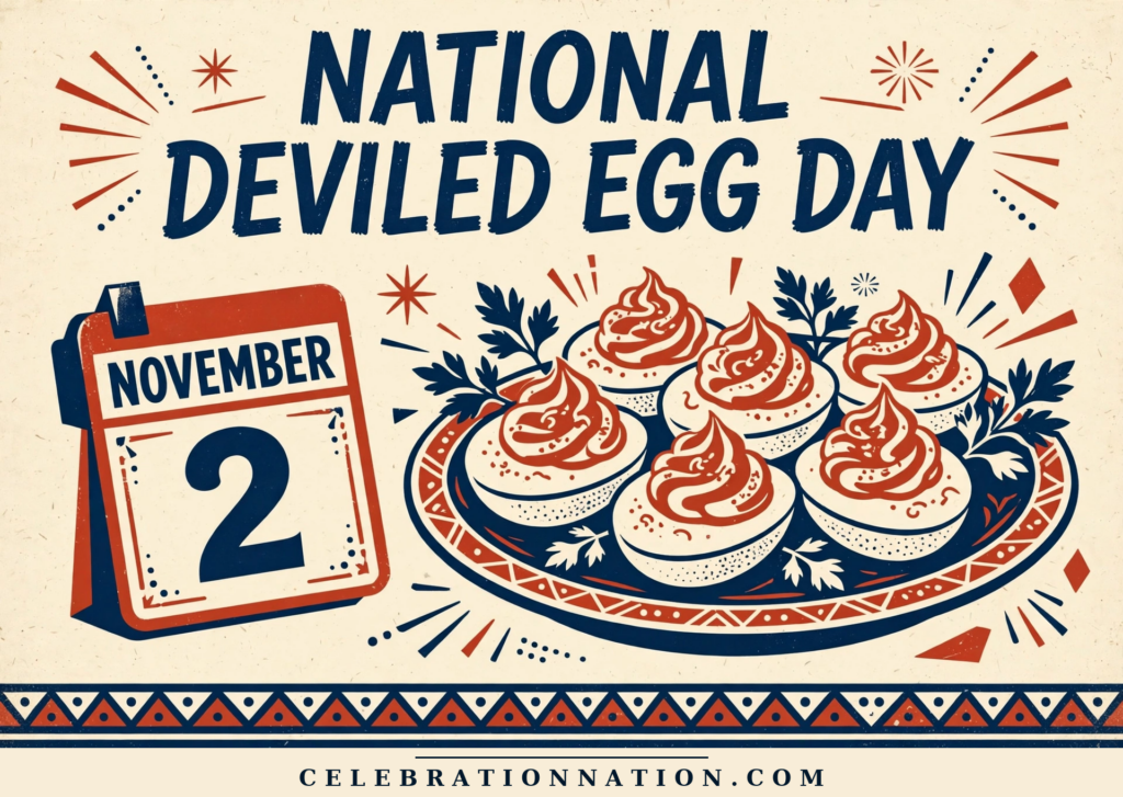 National Deviled Egg Day poster