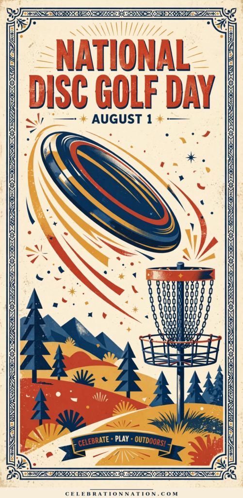 National Disc Golf Day poster