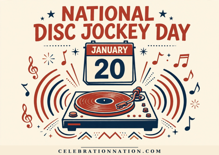 National Disc Jockey Day poster