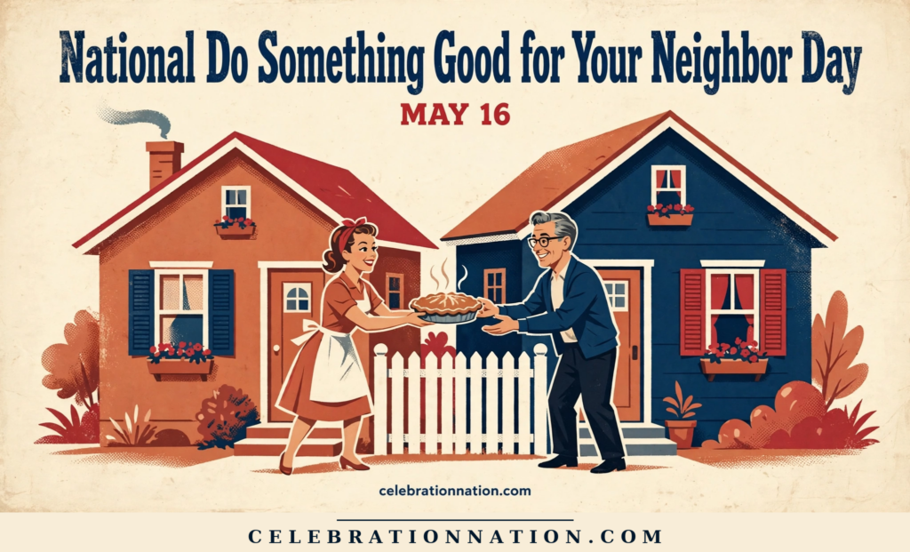 National Do Something Good for Your Neighbor Day poster