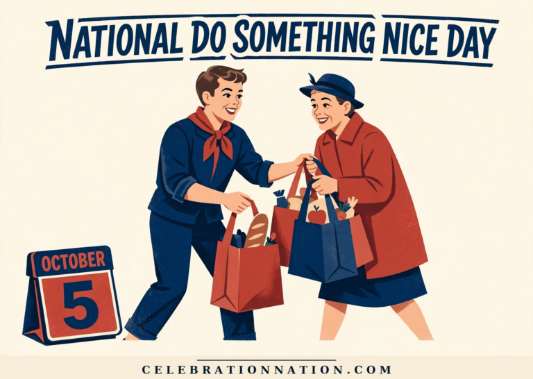 National Do Something Nice Day poster