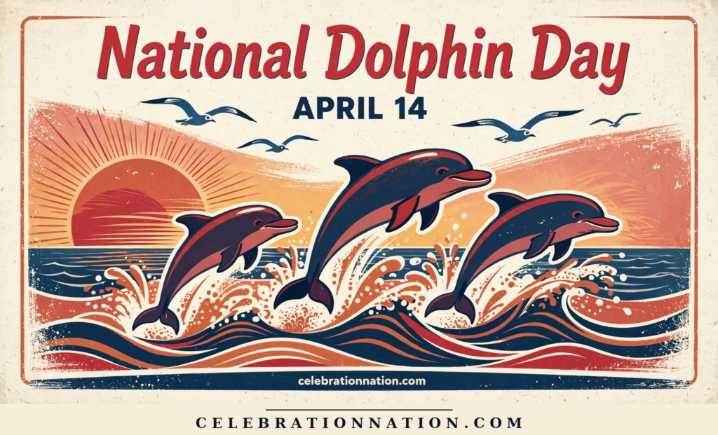 National Dolphin Day poster