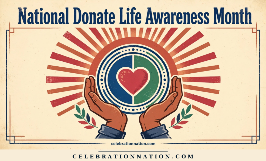 National Donate Life Awareness Month poster