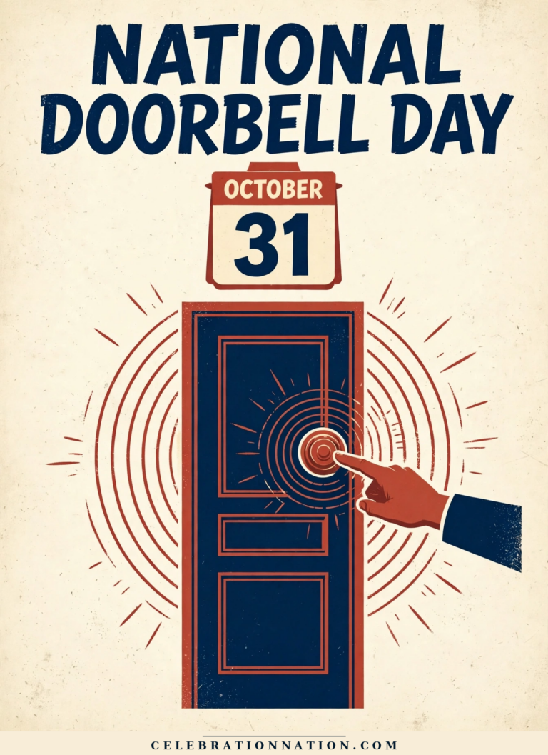 National Doorbell Day poster