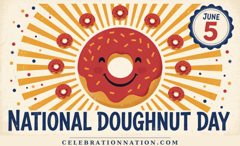 National Doughnut Day poster
