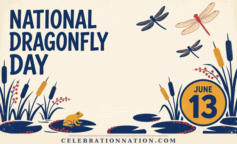 National Dragonfly Day poster