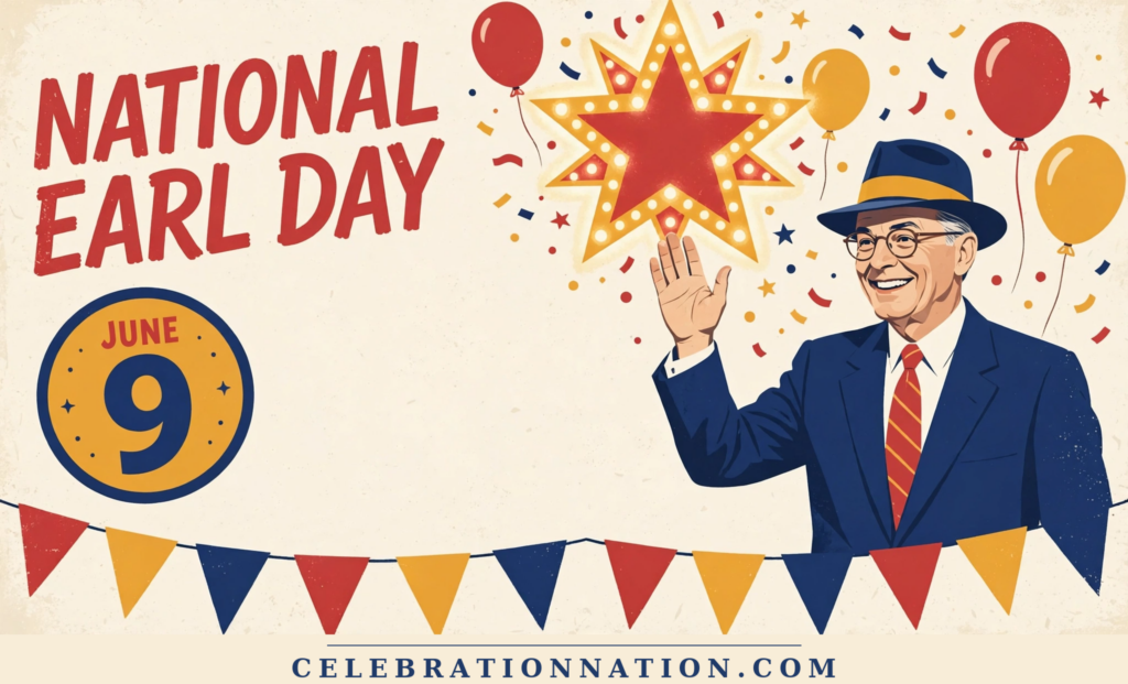 National Earl Day poster