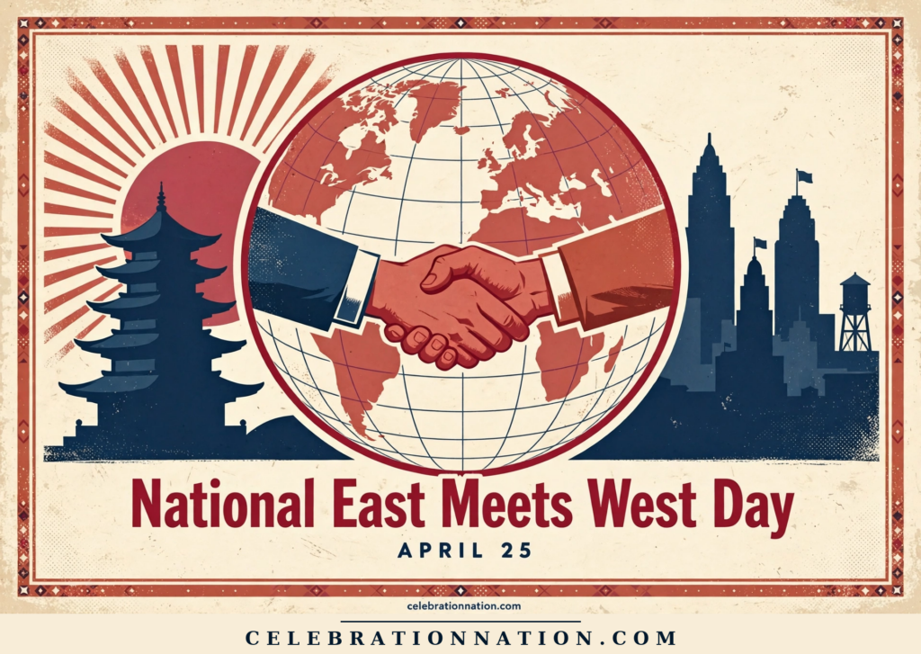 National East Meets West Day poster