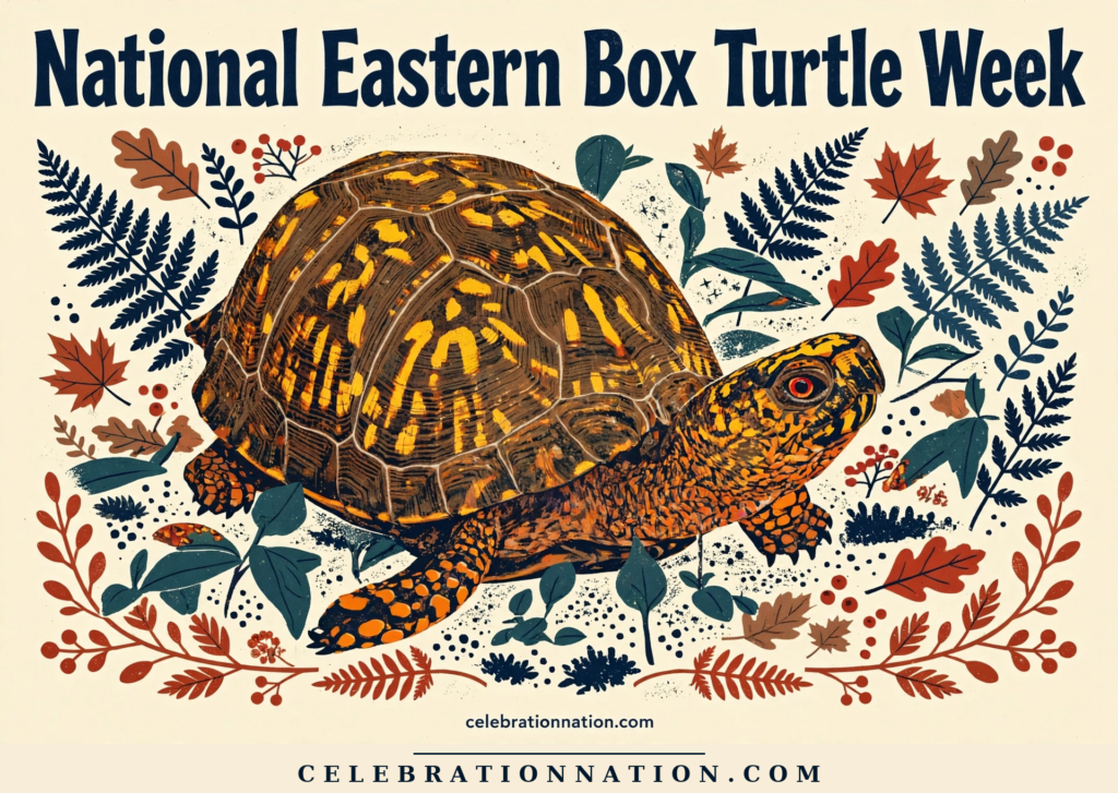 National Eastern Box Turtle Week poster