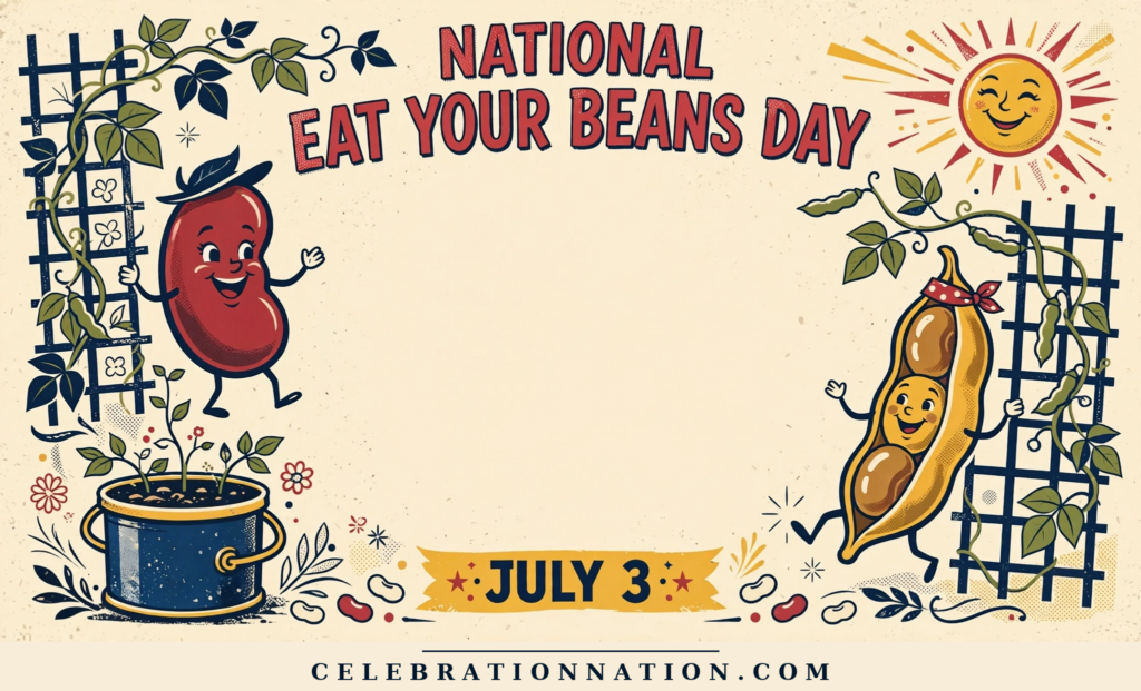 National Eat Your Beans Day poster