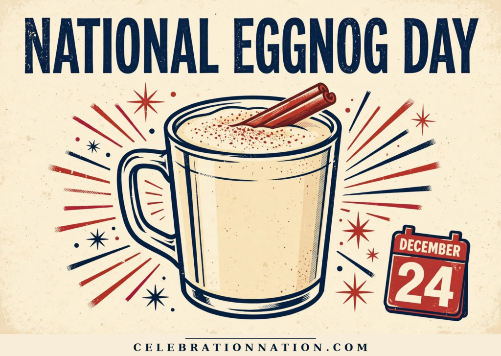 National Eggnog Day poster