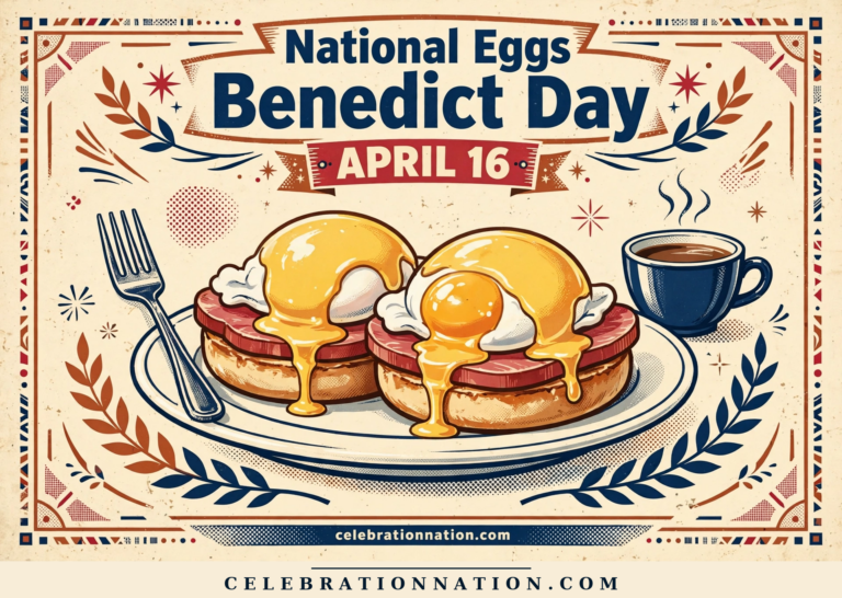 National Eggs Benedict Day poster